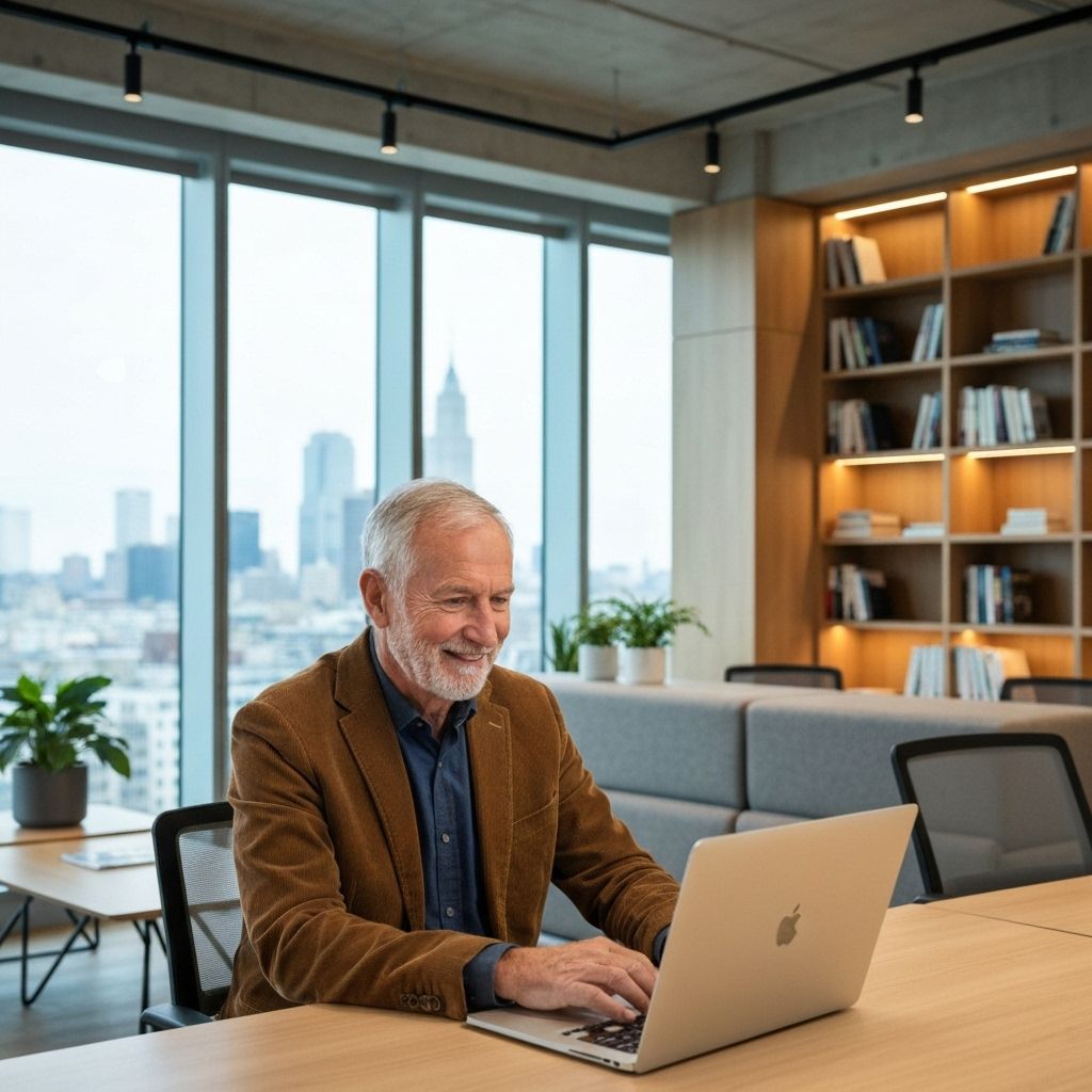 Trabajo en oficina moderna